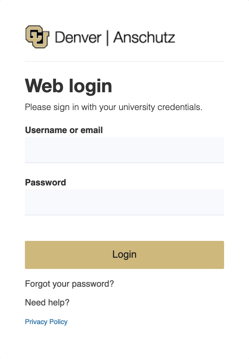 Step One Log in to UCDAccess